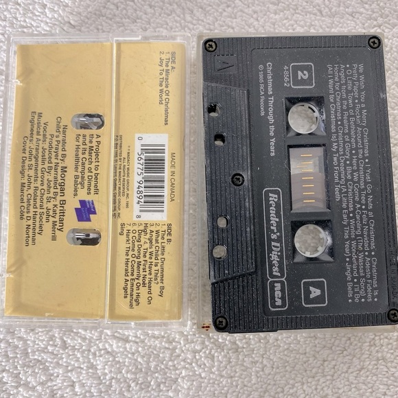 Vintage Holiday Christmas Music Cassette Tapes X12 - Picture 13 of 15